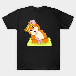 Hamster Yoga Fitness Sports T-Shirt